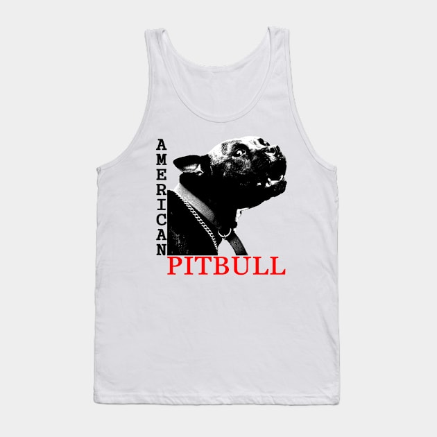 american pitbull terrier Tank Top by hottehue